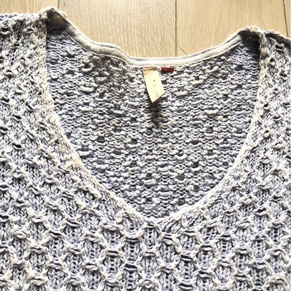 Anthropologie Pilcro Textured Wide Neck Cotton Sweater Size L - Picture 3 of 12